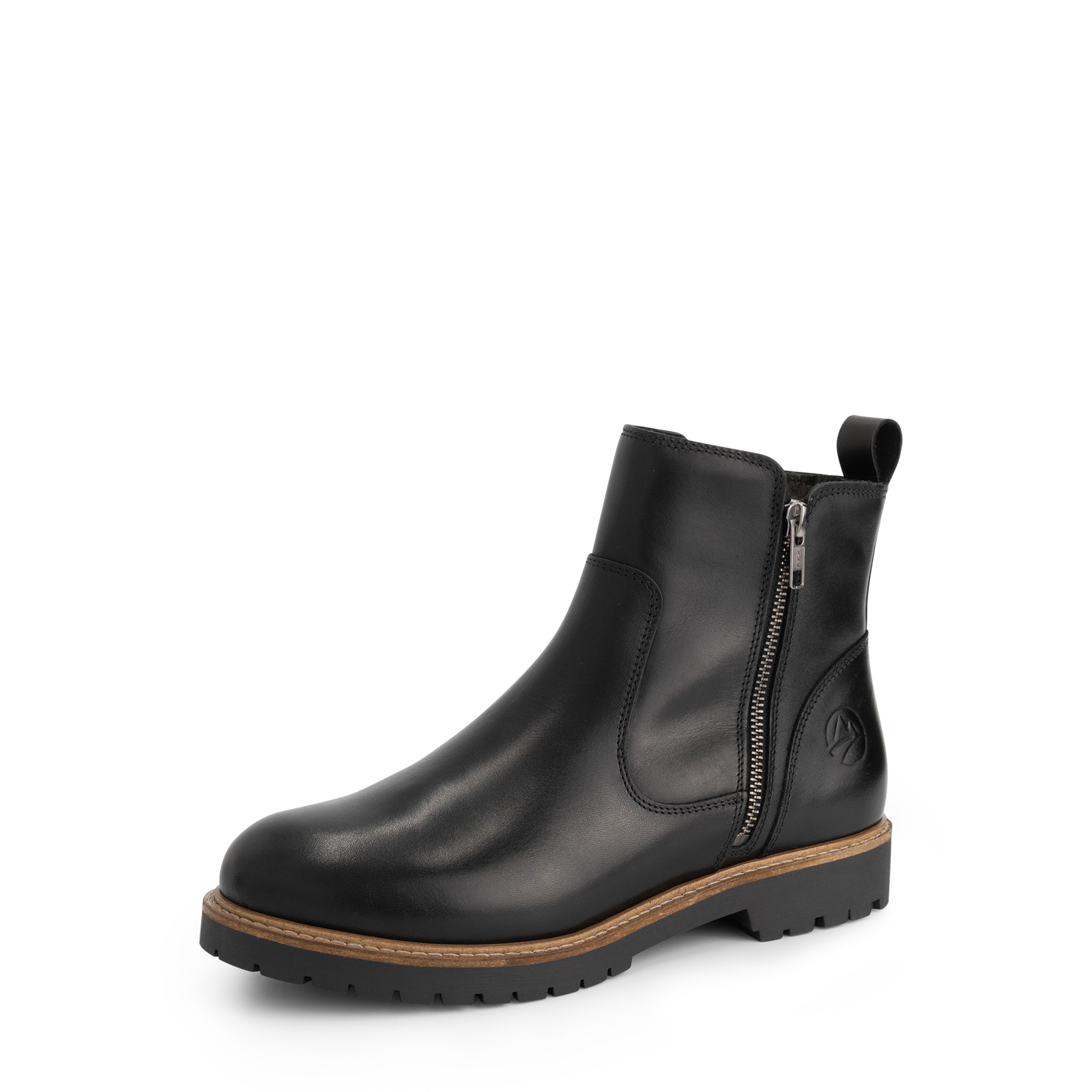 Travelin Bootie 'Karup' in Black: front