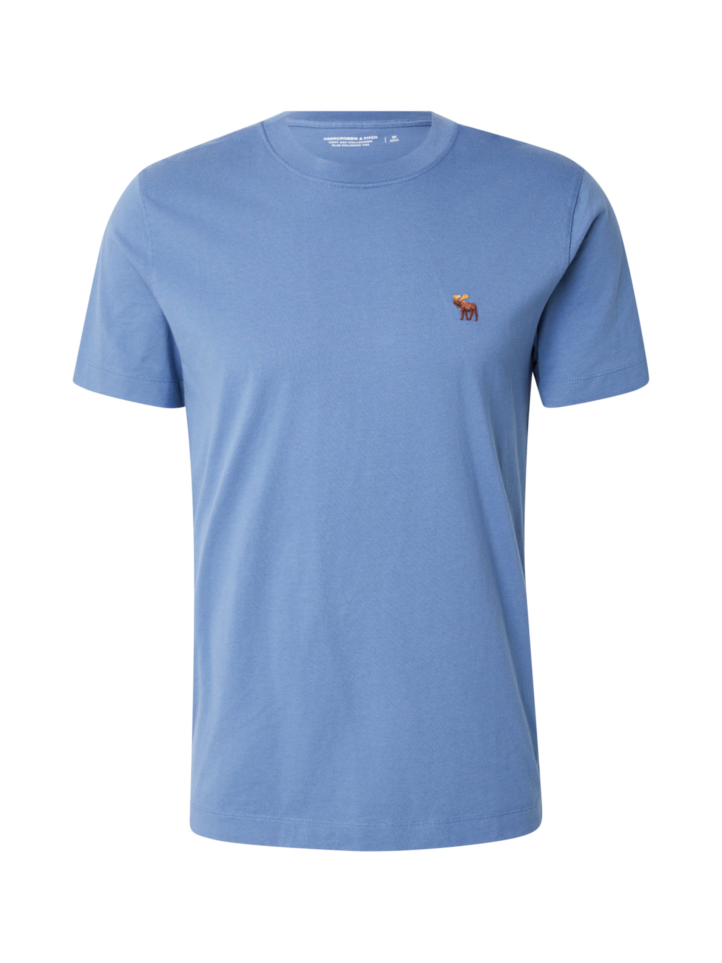 Tricou de la Abercrombie & Fitch pe albastru: față