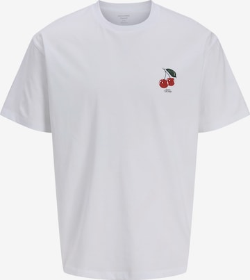 JACK & JONES T-Shirt 'JORMARKET' in Weiß: Vorderseite