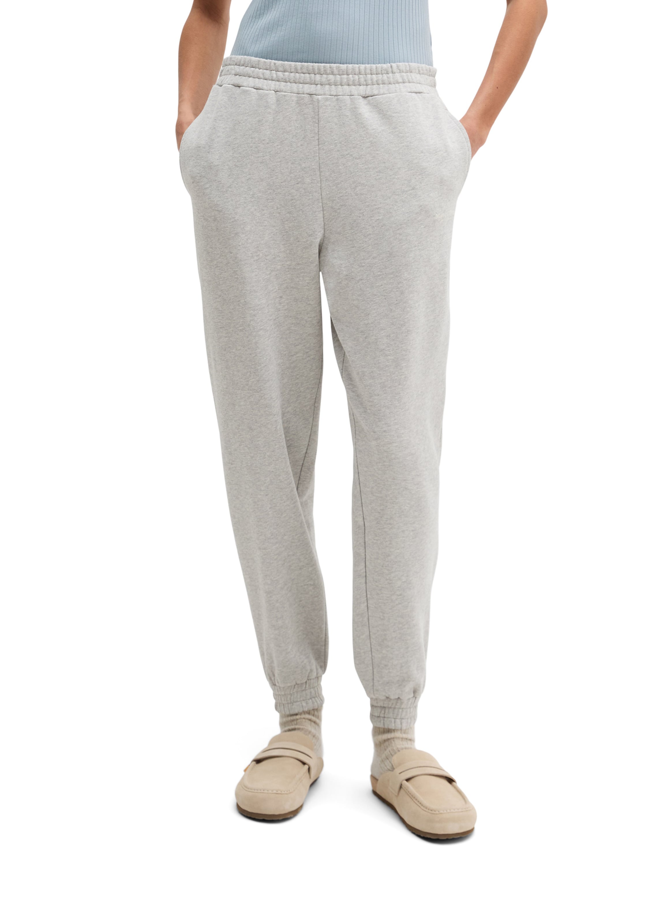 Marc O'Polo Regular Broek in Grijs: voorkant