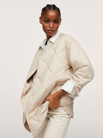 MANGO Jacke 'Cuscus' in Beige