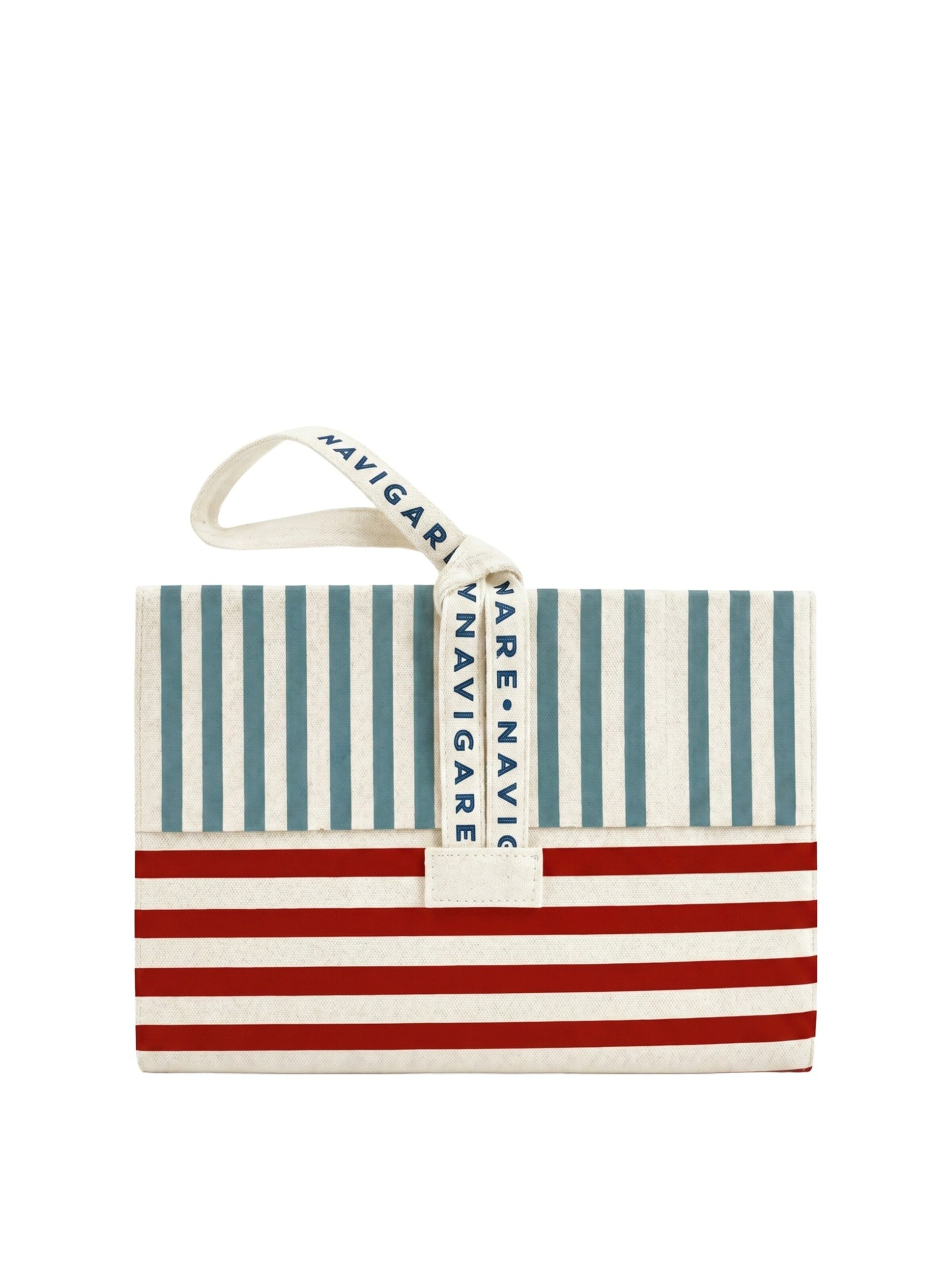 Borsa a mano di Navigare in blu: frontale