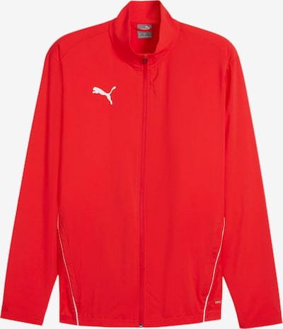 PUMA Athletic Jacket in Red / White, Item view