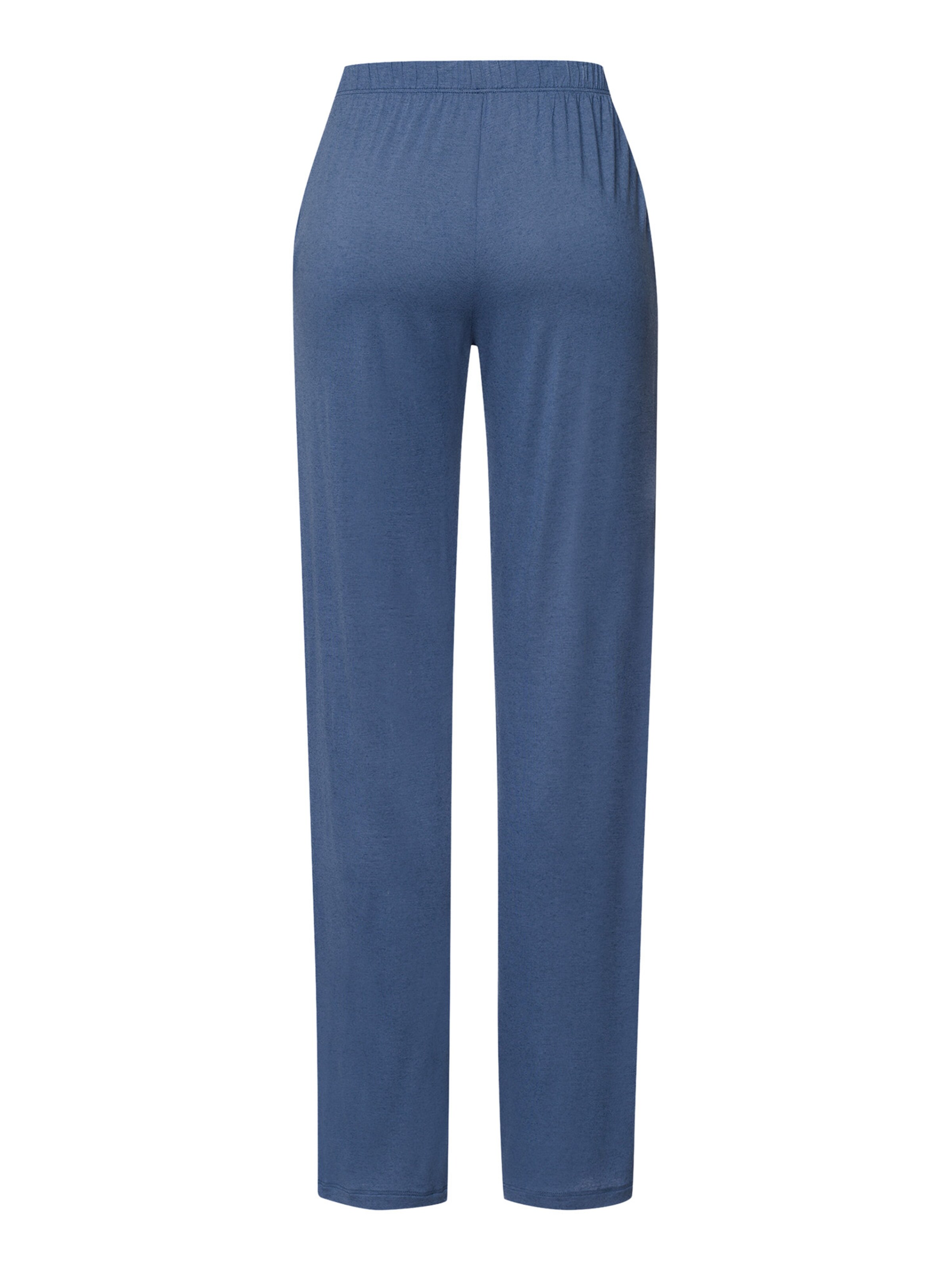 Hanro Loosefit Sweatpants ' Natural Wear ' in Blau