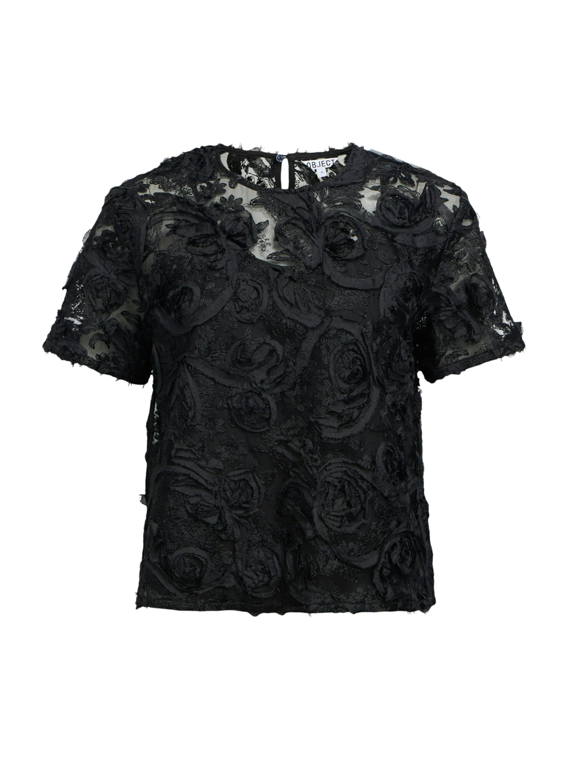 T-shirt 'OBJManon' OBJECT en noir : devant