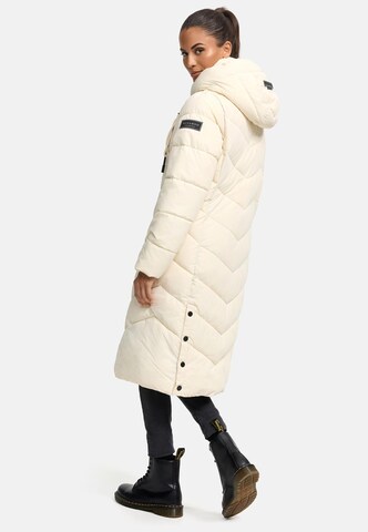 NAVAHOO Wintermantel 'Sahnekatzii XIV' in Beige