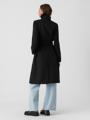 VERO MODA Between-Seasons Coat 'Twodope Vera' in Black