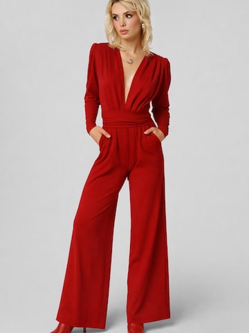 Madnezz House Jumpsuit in Red: front