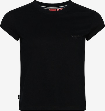 T-shirt Superdry en noir : devant