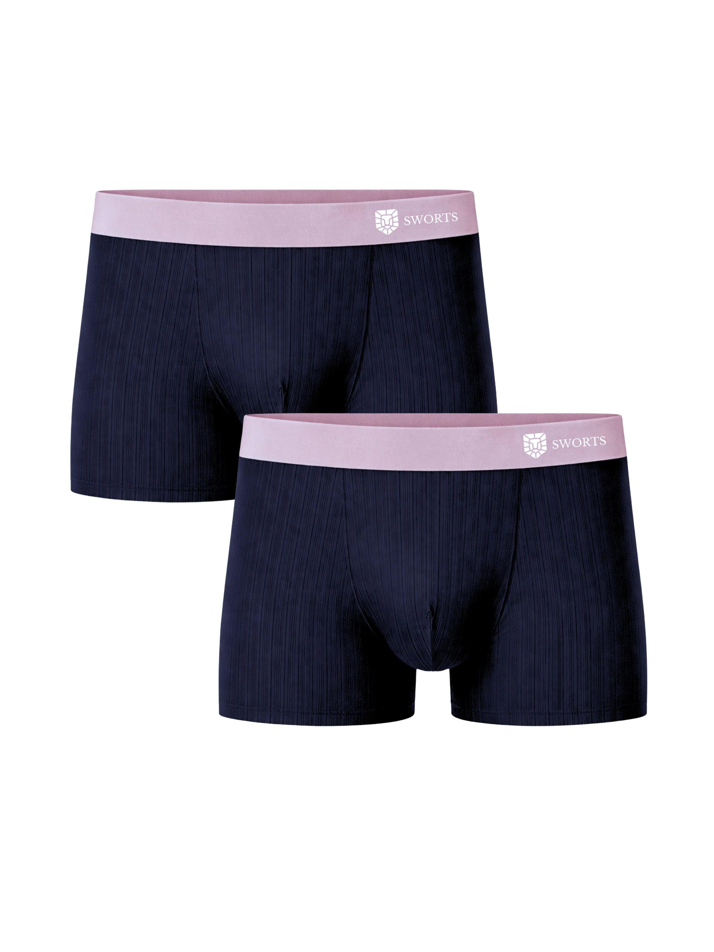 SWORTS Athletic Underwear 'SILK' in Blue: front