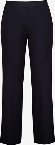 Ulla Popken Bootcut Broek in Blauw: voorkant