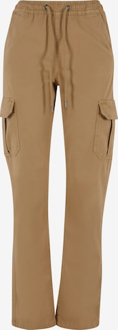 Pantalon cargo Urban Classics en beige : devant