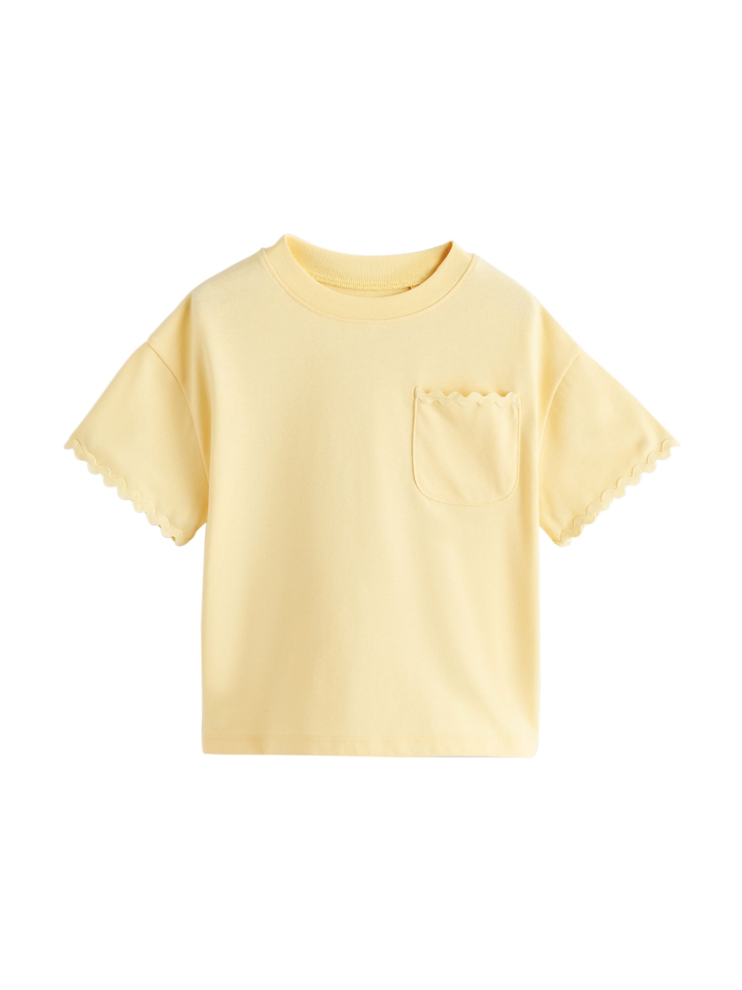 Next - Camiseta en amarillo: frente
