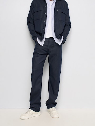 Salsa Jeans Regular Broek in Blauw: voorkant