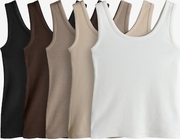 The Set Top in Beige: front