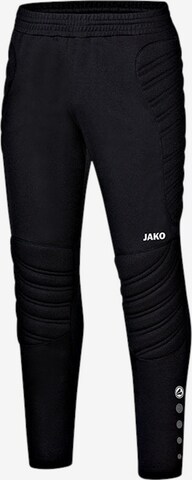 JAKO Skinny Workout Pants 'Striker' in Black: front