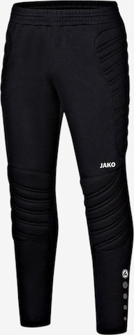 JAKO Skinny Sportbroek 'Striker' in Zwart: voorkant