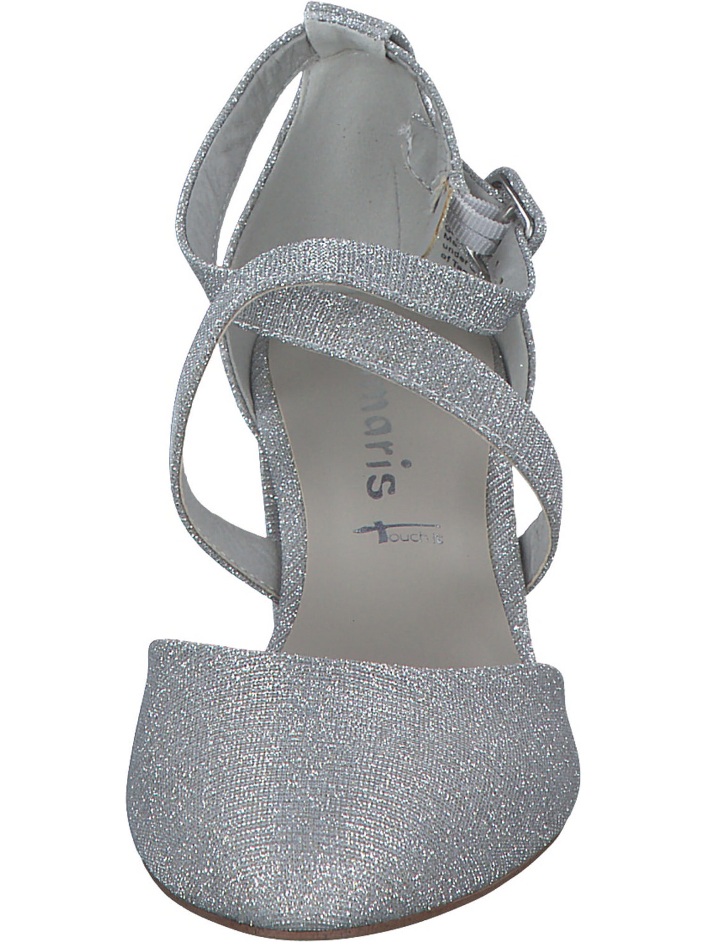 Tamaris Slingback Pumps in Silver