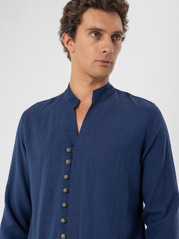 Coupe regular Chemise Antioch en bleu