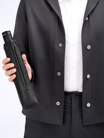 BOSS Paraplu 'Pocket umbrella Double B' in Grijs