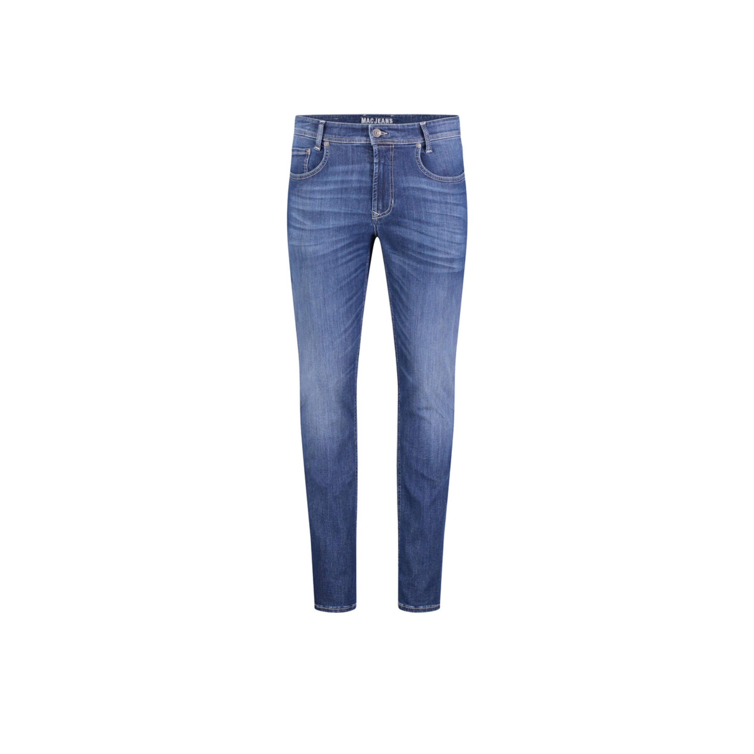 MAC Slimfit Jeans in Blau: Vorderseite