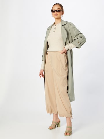 MSCH COPENHAGEN Loosefit Bandplooibroek 'Leonita Lana' in Beige