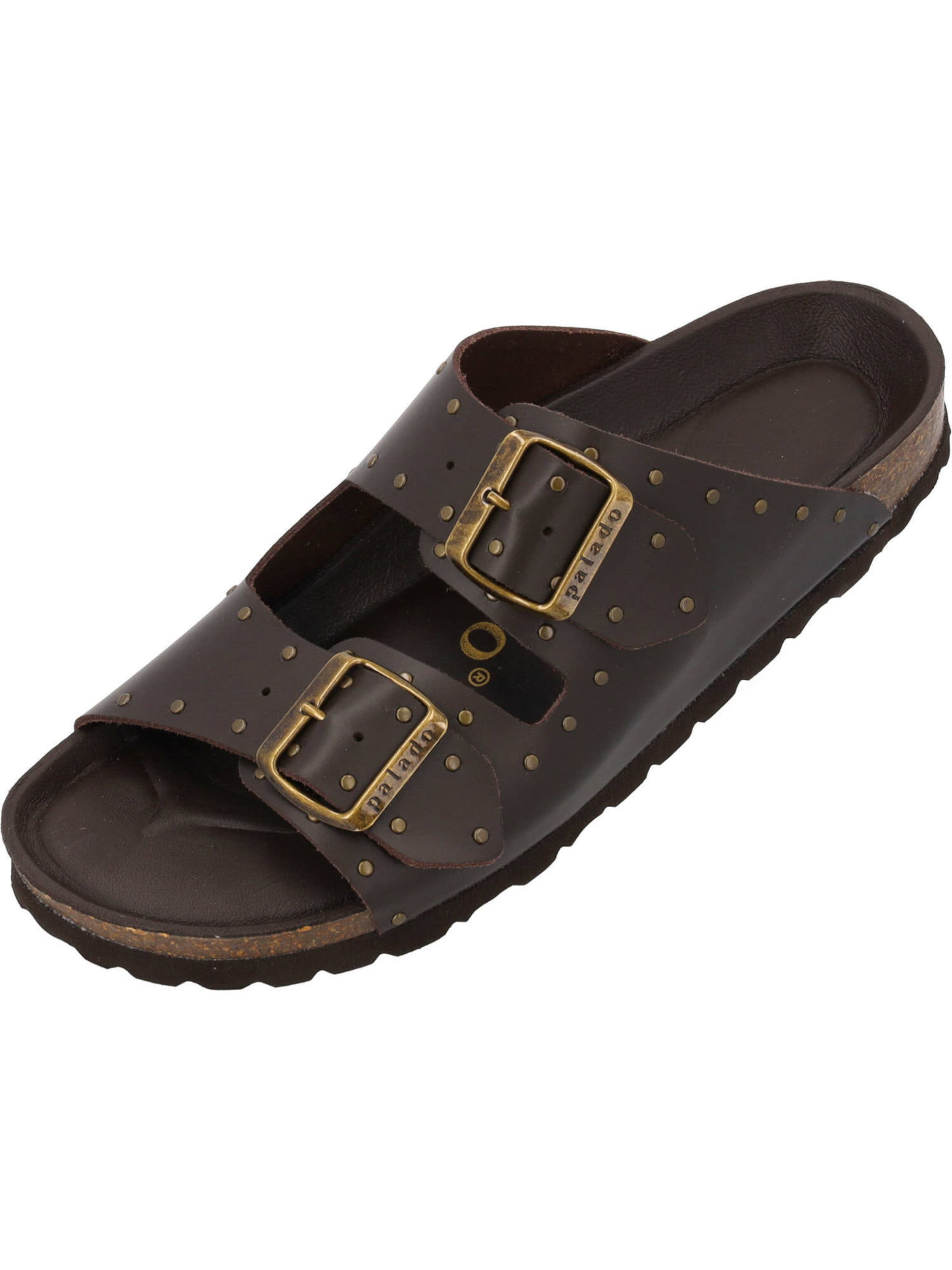 Palado Mules 'Elaha' in Brown: front