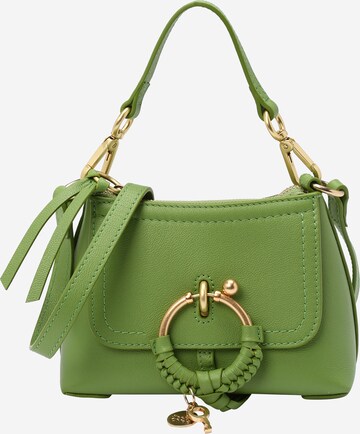 Borsa a mano di See by Chloé in verde: frontale