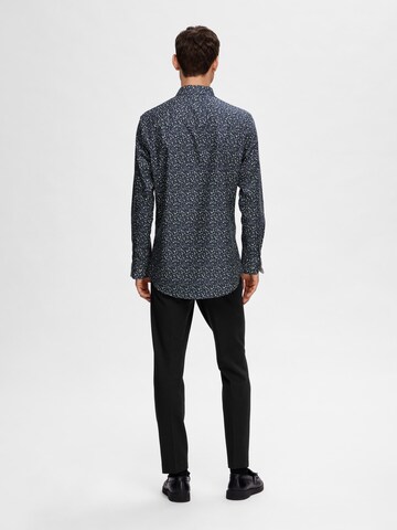 SELECTED Slim fit Overhemd 'SLHSoho' in Blauw