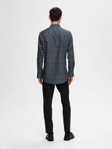 SELECTED HOMME Slim fit Skjorta 'Soho' i blå