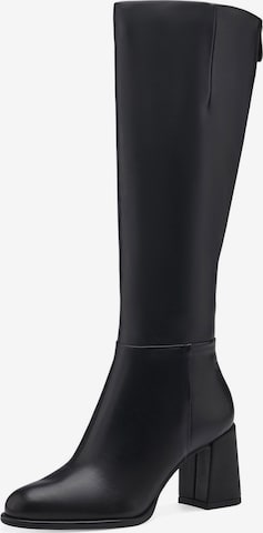 Bottes Tamaris en noir : devant
