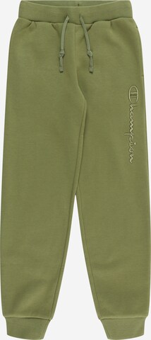 Champion Authentic Athletic Apparel Püksid, värv roheline: eest vaates