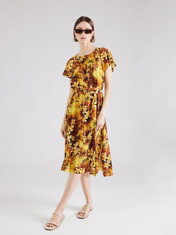 King Louie Kleid 'Talia Emerald' in Gelb: Vorderseite