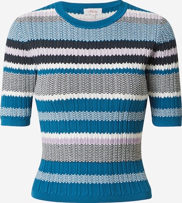 s.Oliver Sweater in Blue: front