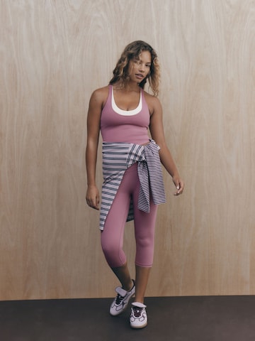 Skinny Leggings di self. in rosa