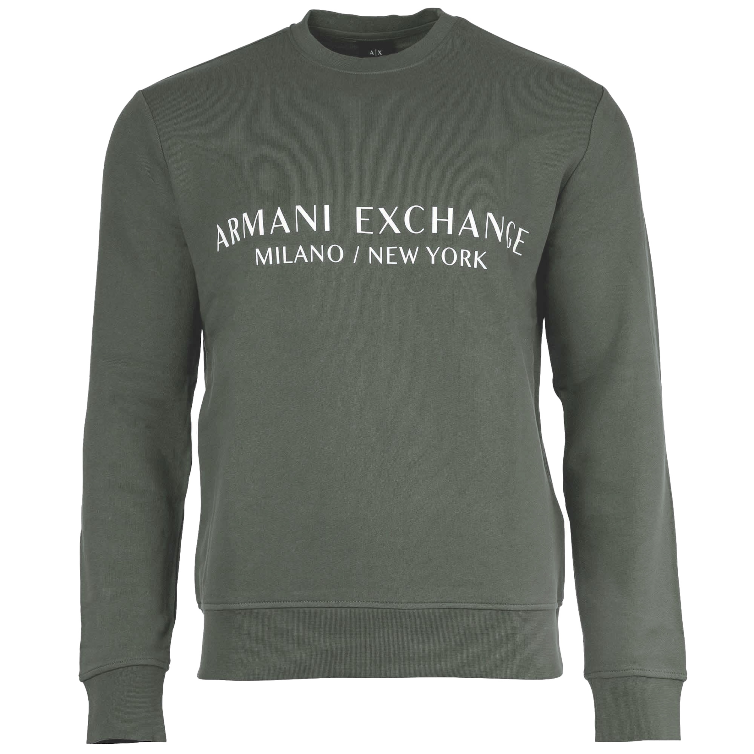 ARMANI EXCHANGE Tréning póló - zöld: elől