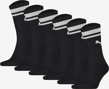 Chaussettes de sport PUMA en noir : devant