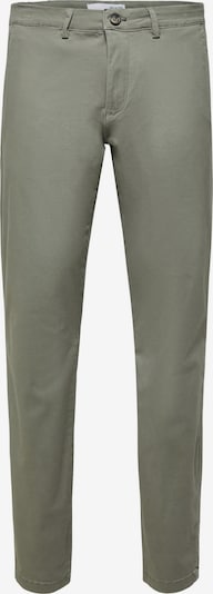 29/32 dydžio „Chino“ stiliaus kelnės 'Miles Flex' iš SELECTED, spalva – rusvai žalia, Prekių apžvalga