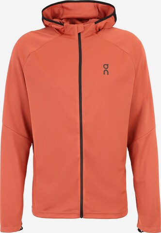 On Athletic Jacket in Brown: front