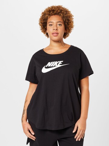 Nike Sportswear Shirt in Schwarz: predná strana