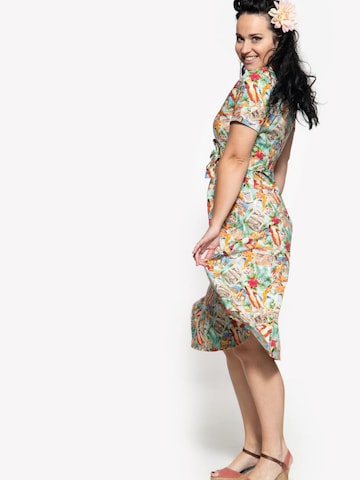 Queen Kerosin Kleid‌‌‌‌‌‌‌‌ in Mischfarben