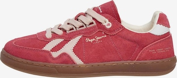 Baskets basses 'BALL RETRO' Pepe Jeans en rouge : devant