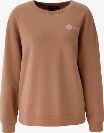 Aniston CASUAL Sweatshirt in Brown: front