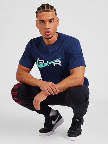 Nike Sportswear Koszulka 'AIR' w kolorze niebieski