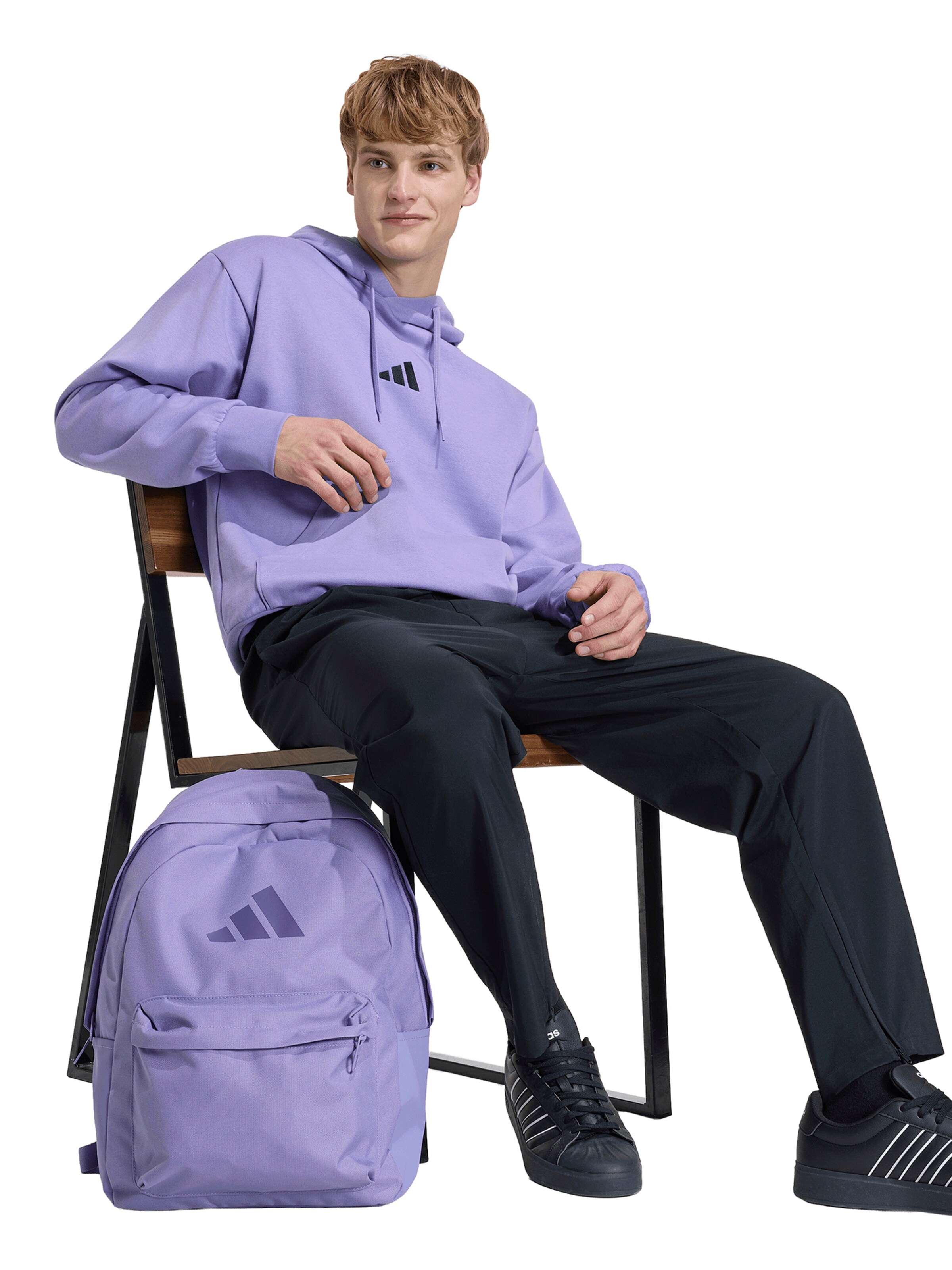 ADIDAS SPORTSWEAR Športna majica 'FEELCOZY' | vijolična barva