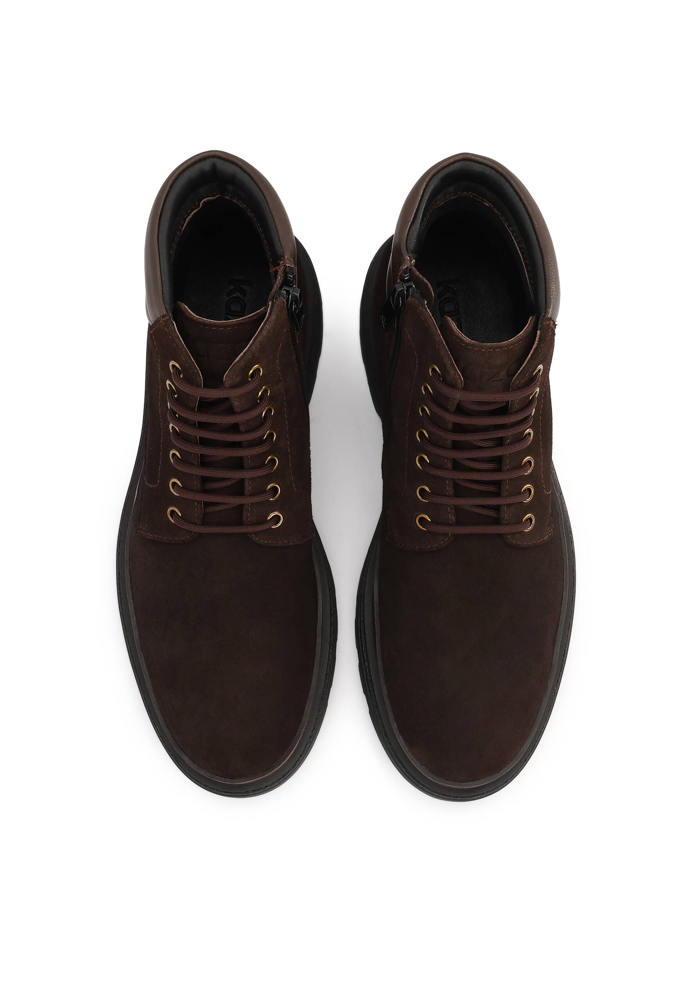 Kazar Ботинки на шнуровке в Коричневый