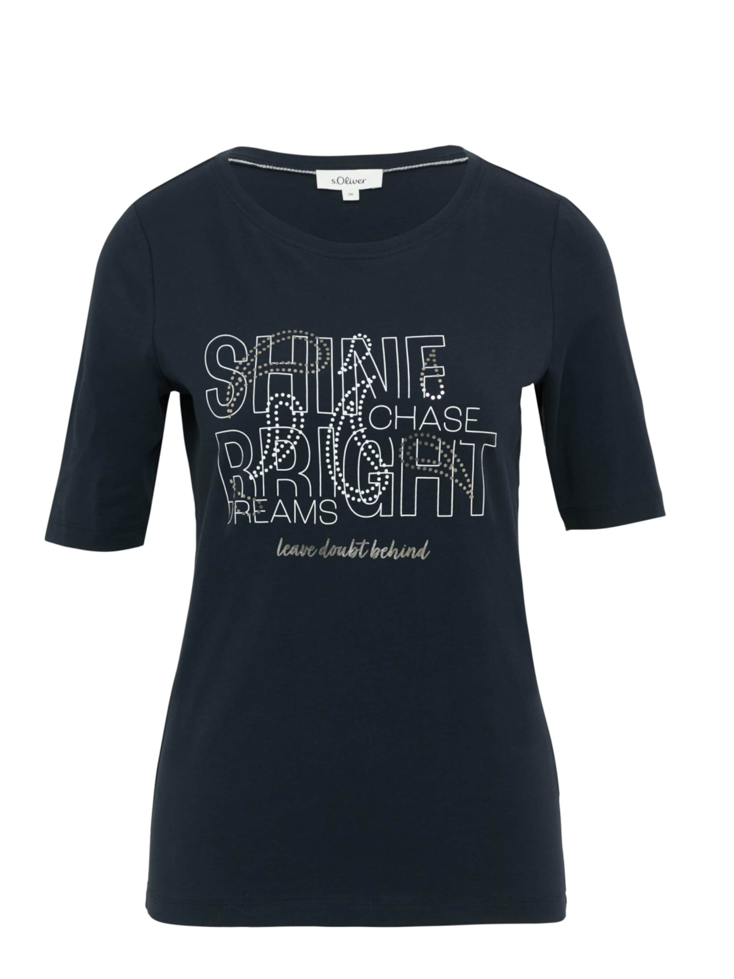 T-shirt s.Oliver en bleu : devant