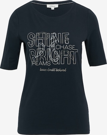 T-shirt s.Oliver en bleu : devant