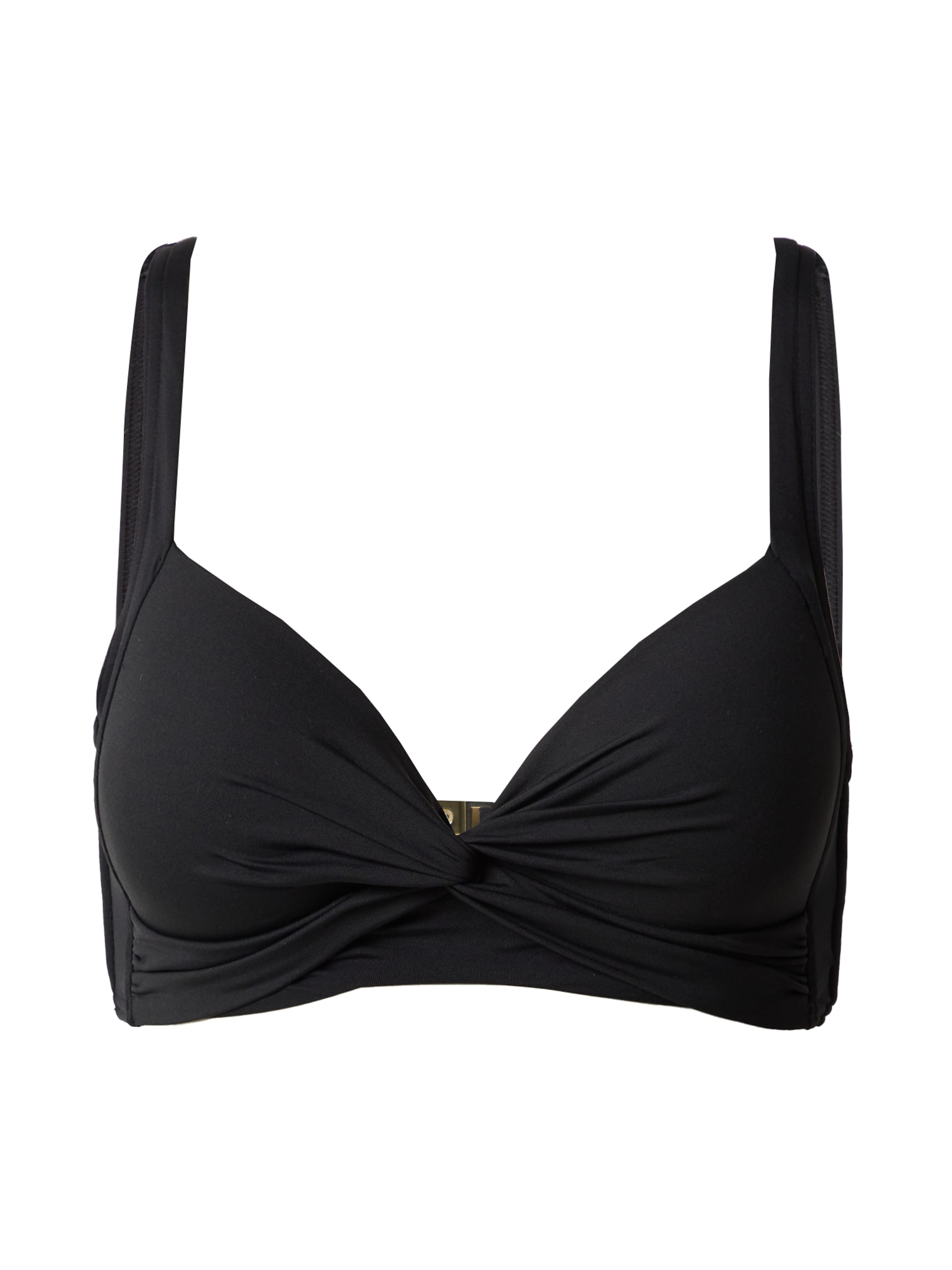 T-shirt Top per bikini di Marks & Spencer in nero: frontale