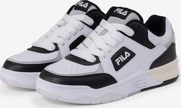 Baskets basses FILA en blanc : devant